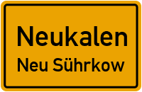 Wasserstraße in NeukalenNeu Sührkow