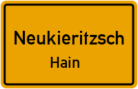 Hainweg in NeukieritzschHain