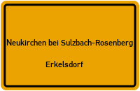 Straßenverzeichnis Neukirchen bei Sulzbach-Rosenberg Erkelsdorf
