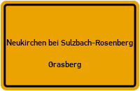 Straßenverzeichnis Neukirchen bei Sulzbach-Rosenberg Grasberg