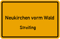 Straßenverzeichnis Neukirchen vorm Wald Streifing