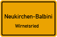 Straßenverzeichnis Neukirchen-Balbini Wirnetsried