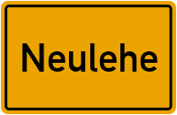 Ortsschild von Gemeinde Neulehe in Niedersachsen