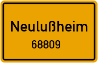 68809 Neulußheim