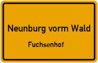 Straßenverzeichnis Neunburg vorm Wald Fuchsenhof