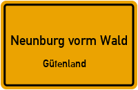 Straßenverzeichnis Neunburg vorm Wald Gütenland