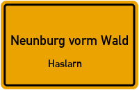 Straßenverzeichnis Neunburg vorm Wald Haslarn