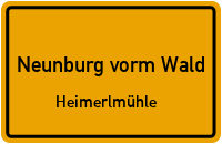 Straßenverzeichnis Neunburg vorm Wald Heimerlmühle