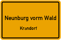 Straßenverzeichnis Neunburg vorm Wald Krandorf