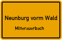 Straßenverzeichnis Neunburg vorm Wald Mitterauerbach