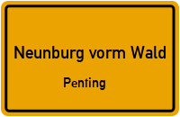 Forsterweg in Neunburg vorm WaldPenting