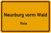 Straßenverzeichnis Neunburg vorm Wald Reis