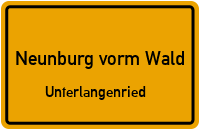 Straßenverzeichnis Neunburg vorm Wald Unterlangenried