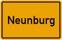 Ortsschild Neunburg