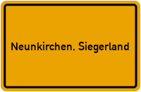 City Sign Neunkirchen, Siegerland
