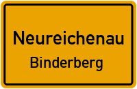 Straßenverzeichnis Neureichenau Binderberg