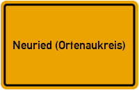 City Sign Neuried (Ortenaukreis)