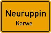 Lange Straße in NeuruppinKarwe