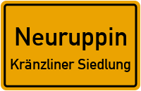 Lessingstraße in NeuruppinKränzliner Siedlung