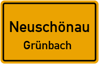Dorfstraße in NeuschönauGrünbach