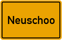 Ortsschild von Gemeinde Neuschoo in Niedersachsen