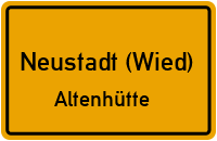 Straßen in Neustadt (Wied) Altenhütte