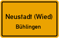 Bühlinger Straße in Neustadt (Wied)Bühlingen