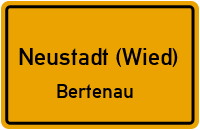 Straßen in Neustadt (Wied) Bertenau