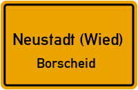 Straßen in Neustadt (Wied) Borscheid
