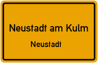 Straßenverzeichnis Neustadt am Kulm Neustadt