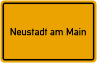 Neustadt am Main in Bayern