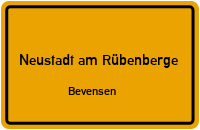 Straßenverzeichnis Neustadt am Rübenberge Bevensen