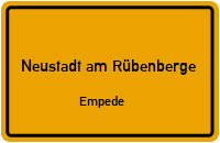 Empeder Straße in Neustadt am RübenbergeEmpede