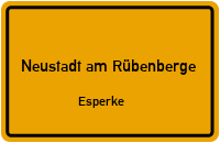 Straßenverzeichnis Neustadt am Rübenberge Esperke
