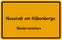 Straßenverzeichnis Neustadt am Rübenberge Niedernstöcken