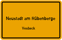 Rodenbosteler Straße in Neustadt am RübenbergeVesbeck