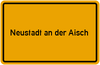 City Sign Neustadt an der Aisch