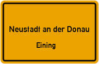 Ortsringstraße in Neustadt an der DonauEining
