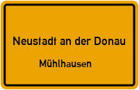 Mühlbergweg in Neustadt an der DonauMühlhausen