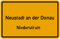 Dorfstraße in Neustadt an der DonauNiederulrain