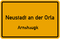Schwarze Brücke in 07806 Neustadt an der Orla (Arnshaugk)