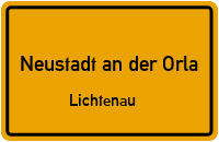 Wolfersdorfer Weg in Neustadt an der OrlaLichtenau