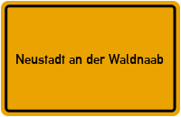 City Sign Neustadt an der Waldnaab
