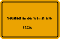 Straßen in 67434 Neustadt an der Weinstraße