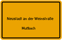 Müller-Thurgau-Weg in 67435 Neustadt an der Weinstraße (Mußbach)