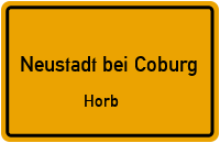 Straßen in Neustadt bei Coburg Horb