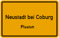 Plestener Weg in Neustadt bei CoburgPlesten