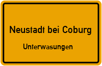Straßenverzeichnis Neustadt bei Coburg Unterwasungen