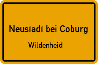 Straßenverzeichnis Neustadt bei Coburg Wildenheid