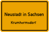 Schulweg in Neustadt in SachsenKrumhermsdorf